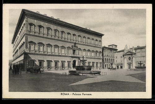 Cartolina roma palazzo - roma,,