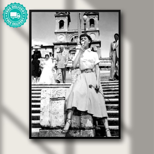 Stampa vintage audrey hepburn - stampa,