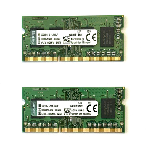 Kingston kvr16ls11s6 2 gb - 2x,