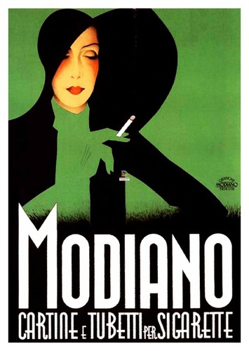 Poster sigarette cartine - e,