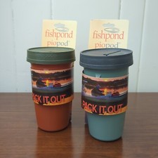 Pattumiera Fishpond Piopod Largemouth - Steelhead blu/arancione tagliagotta LOTTO DI 2!