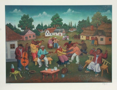 Ivan generalic village - village, dance