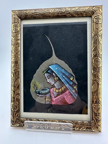 Quadro vintage indiano foglia