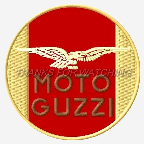 Moto guzzi embroidered patch - moto,