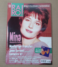 Rivista musicale RARO! 126 ottobre 2001 Mina Manhattan Transfer Jenny Sorrenti