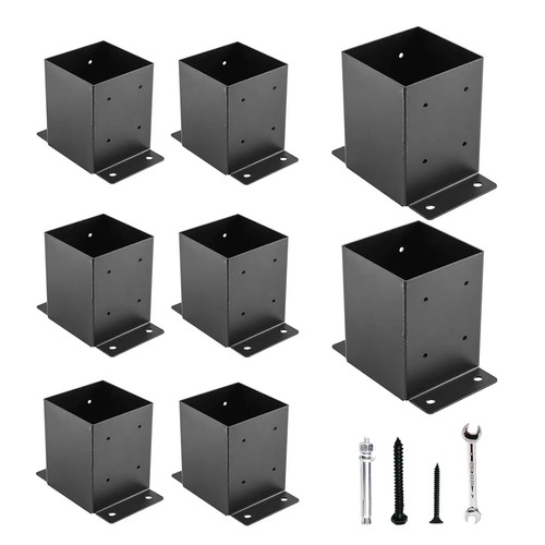 Staffe base palo 4x4 - base,