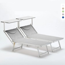 2 Lettini spiaggia mare