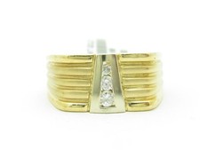 14k Bianco e Giallo Oro e