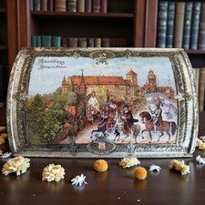 Grande Scatola Latta Antica