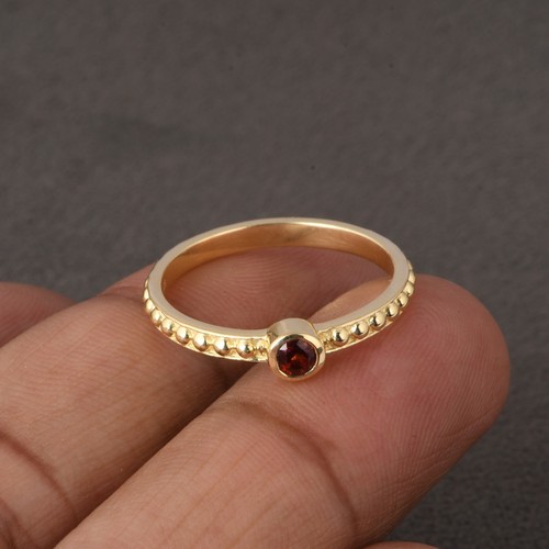 Anello fascia pois - , placcato