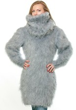 Abito maglione grigio fuzzy