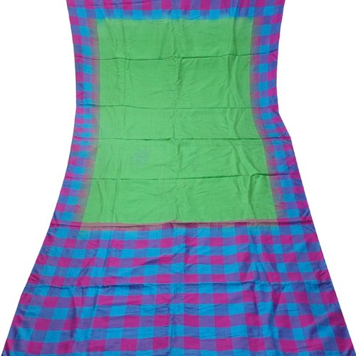 Vintage verde 100 pura seta - vintage, 100%