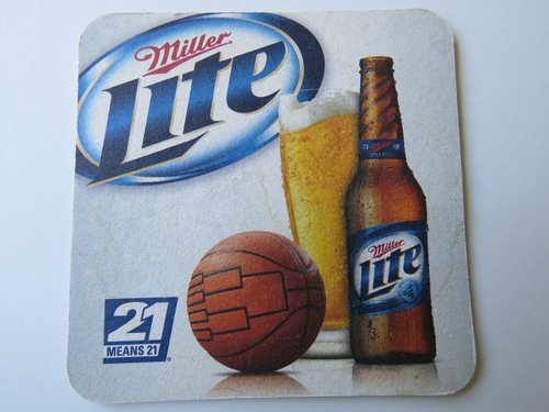 Birra sottobicchiere miller - sottobicchiere:,