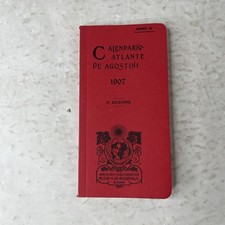 Calendario atlante De Agostini - anno IV - 1907 - II edizione