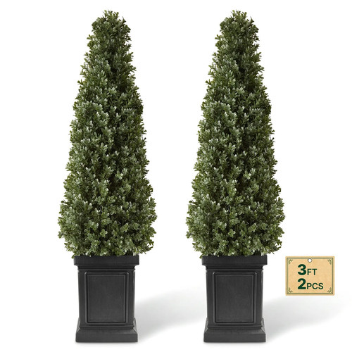 Set alberi finti bosso 121 - bosso, 121,9