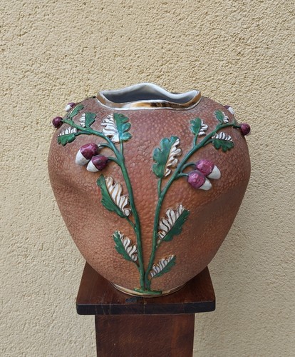 Vaso ceramica dipinto mano - dipinto,