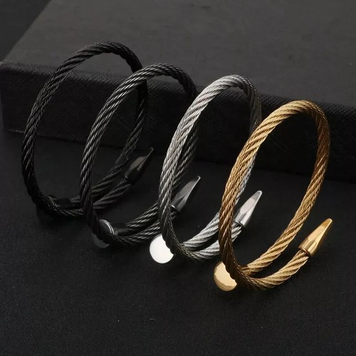 Bracciale uomo pelle sintetica - bracciale,