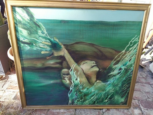 Quadro dipinto sott acqua - dipinto, sott'acqua