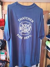 TATCHER FIRE DEPT - FIREFIGHTER - VIGILI DEL FUOCO - RESCUE  T-SHIRT 