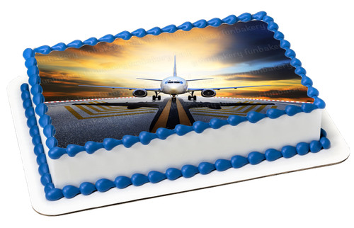 Cake topper viaggio aereo