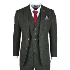Verde tweed suit giacca 44r - verde,