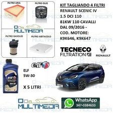 KIT TAGLIANDO 4 FILTRI OLIO