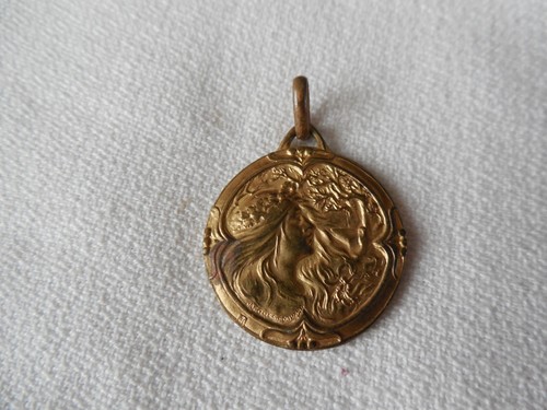 Ancien pendentif art nouveau - pendentif,