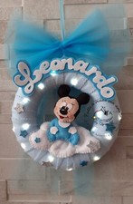 Fiocco nascita bimbo coccarda