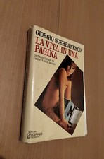 Libro GIORGIO SCERBANENCO La vita in una pagina OSCAR MONDADORI ORIGINALS 1989