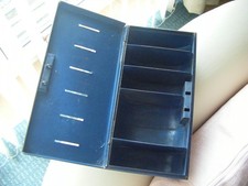 VINTAGE METAL COIN CASH TIN