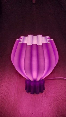 Medusa printed table lamp - medusa, 3d