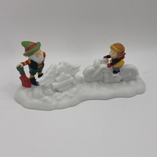  Harley-Davidson DEPT 56 NORTH POLE SNOW BIKE LIKE A HARLEY BIKE #4042402