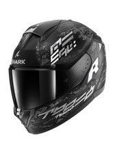 CASCO INTEGRALE SHARK RIDILL 2 MOLOKAI MAT KWS NERO BIANCO TAGLIA XS S M L