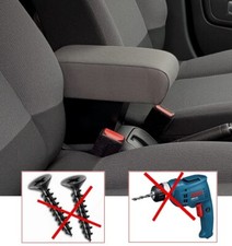 CITROEN C3 2017-2024 3° Bracciolo regolabile TESSUTO GRIGIO SCURO NO VITI  PROMO