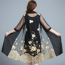 2pcs XL-5XL Vintage Floreale