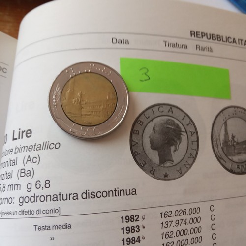 Moneta 500 lire del 1982 - 500,