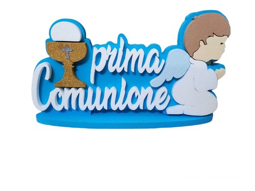 Scritta prima comunione - prima,