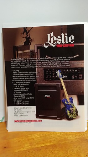 Leslie guitar amplifiers - leslie, print