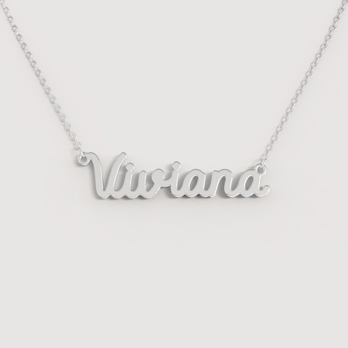Collana nome donna - donna, acciaio
