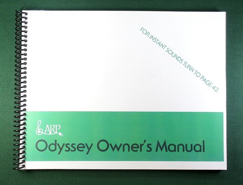 Korg arp odyssey instruction - odyssey,