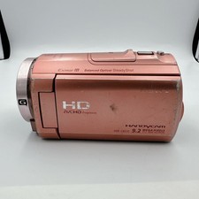 Sony HDR-CX535 P HandyCam rosa videocamera memoria interna 32 GB testata Giappone