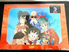 Dragon ball animazione Cel Goku Bulma Roshi Yamcha 2 fogli anime edizione limitata GIAPPONE