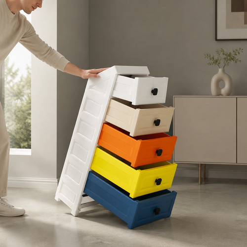Cassettiera plastica - , 3