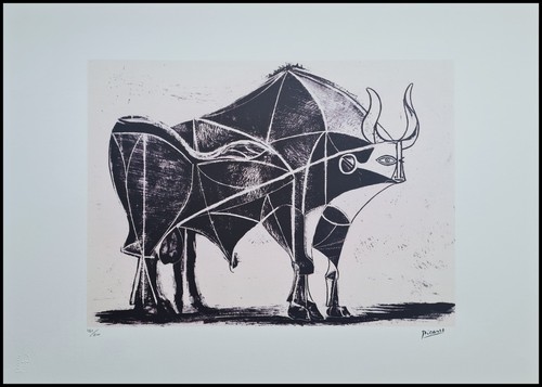 Pablo picasso the bull - -, state