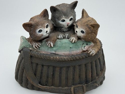 Gattini gatto statuina trota - 3,