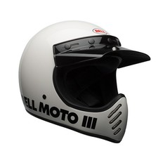 CASCO BELL MOTO-3 BIANCO ECE