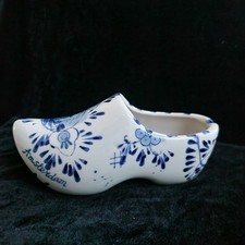 Vintage Earthenware Dutch Clog