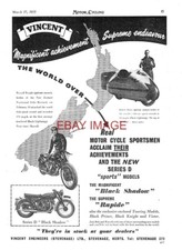 1955 Advert VINCENT 'Series D