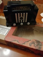 RADIO EPOCA FASCISTA COPIA MINIATURA ANNI '40 FUNZIONANTE