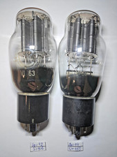 2 pezzi TUBO VUOTO TRIODO USATO 6S4S /6B4G/6C4C COPPIA abbinati